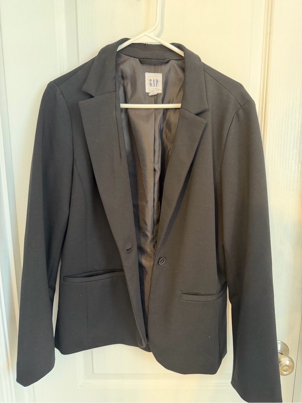 GAP Black Women's Single-Button Blazer